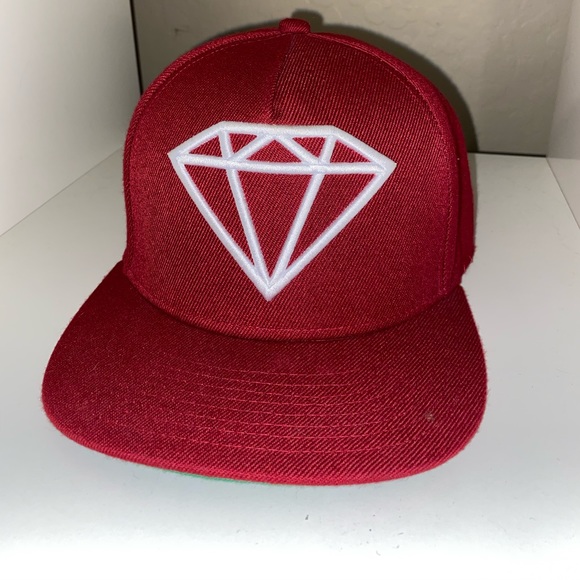 Diamond Supply Co. Other - Diamond supply co. Burgundy snap Back